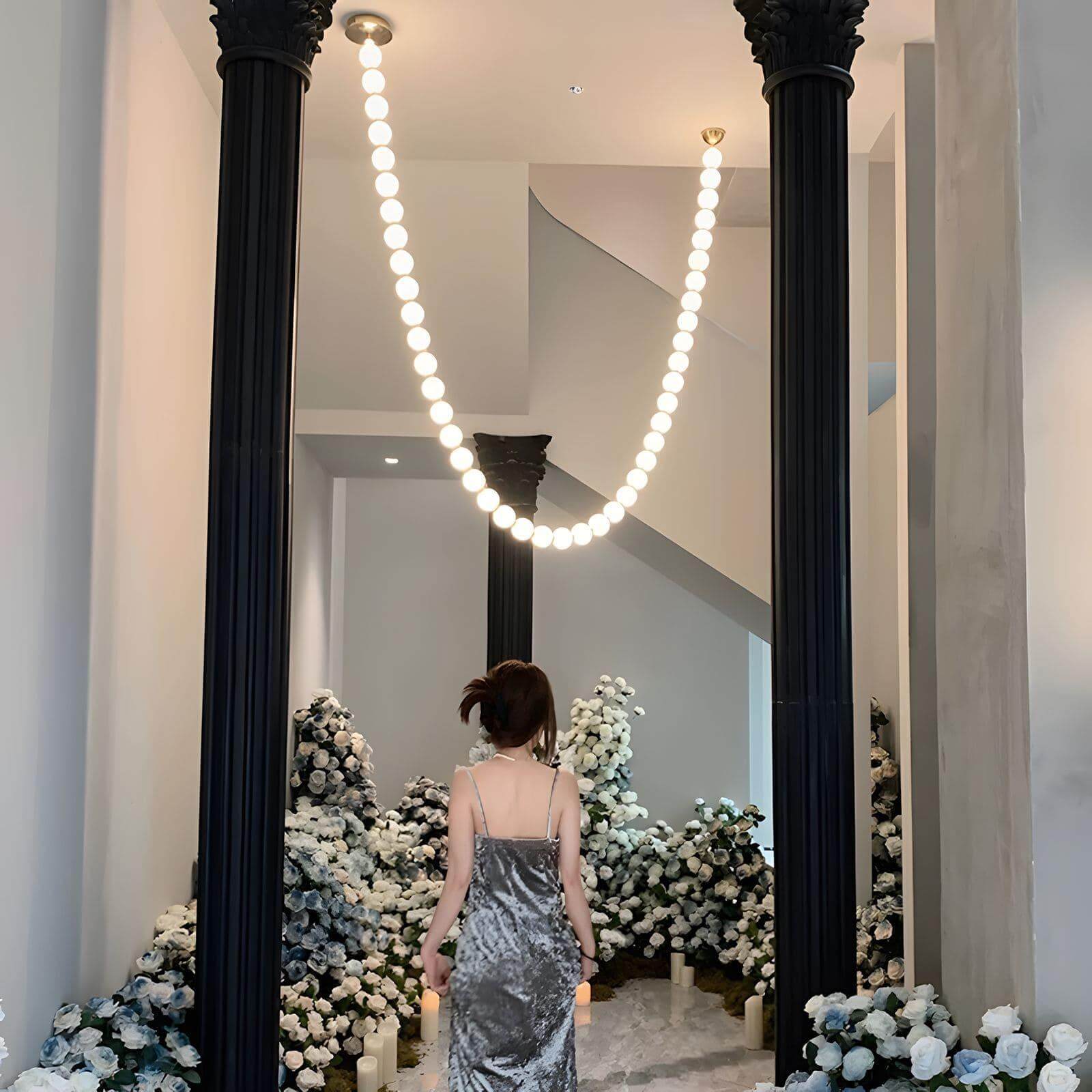 Pearl Necklace Combination Chandelier