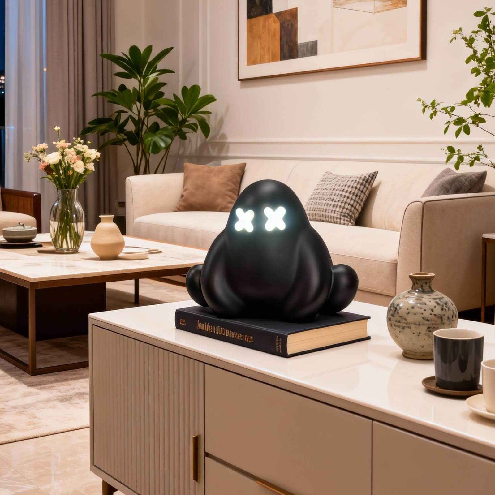 Qembo Sculpture Table Lamp