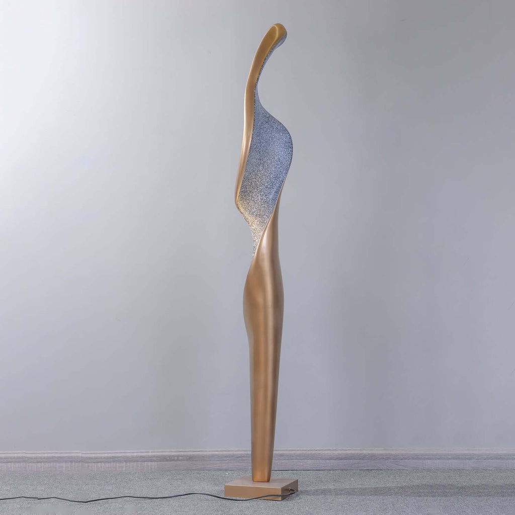 Torch Sculpture Floor Lamp