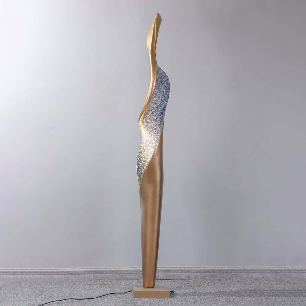 Torch Sculpture Floor Lamp