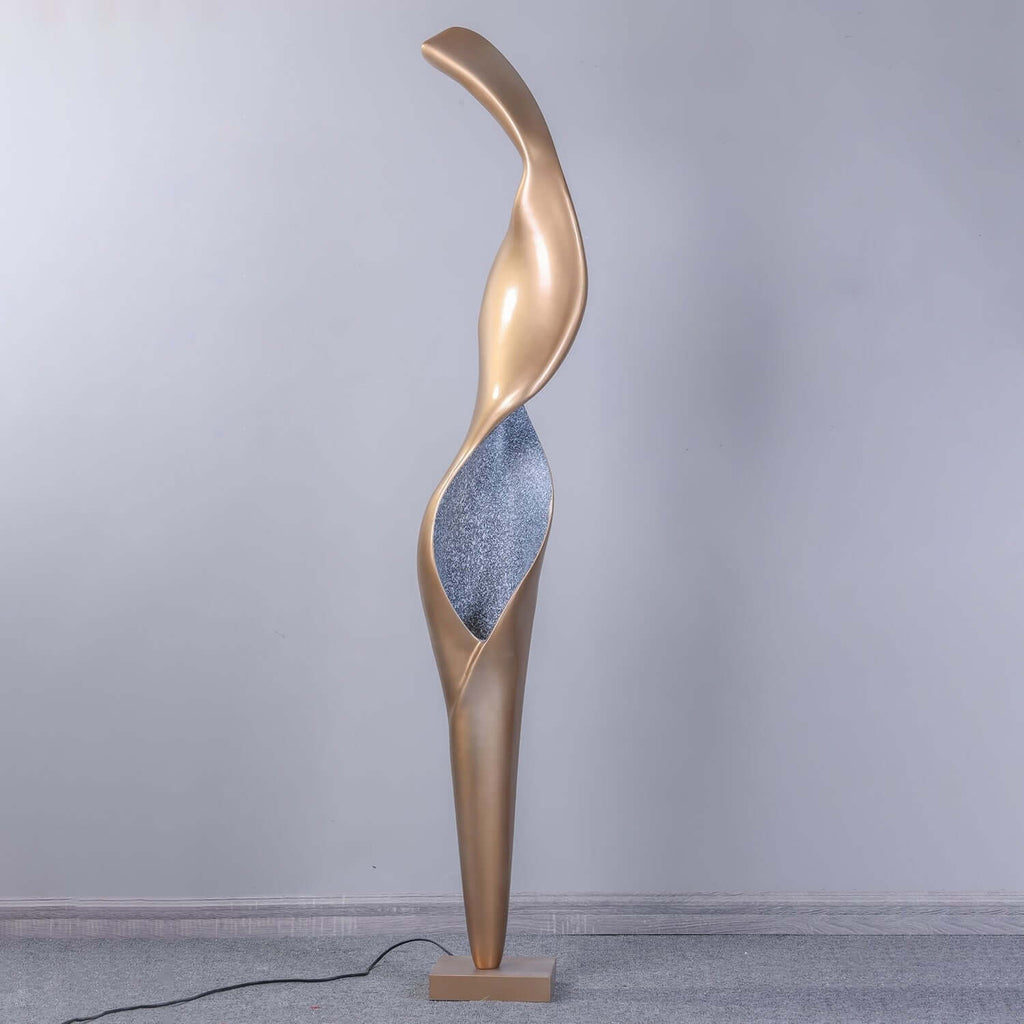 Torch Sculpture Floor Lamp