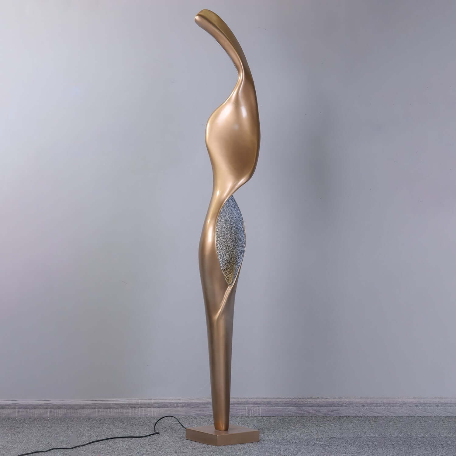 Torch Sculpture Floor Lamp