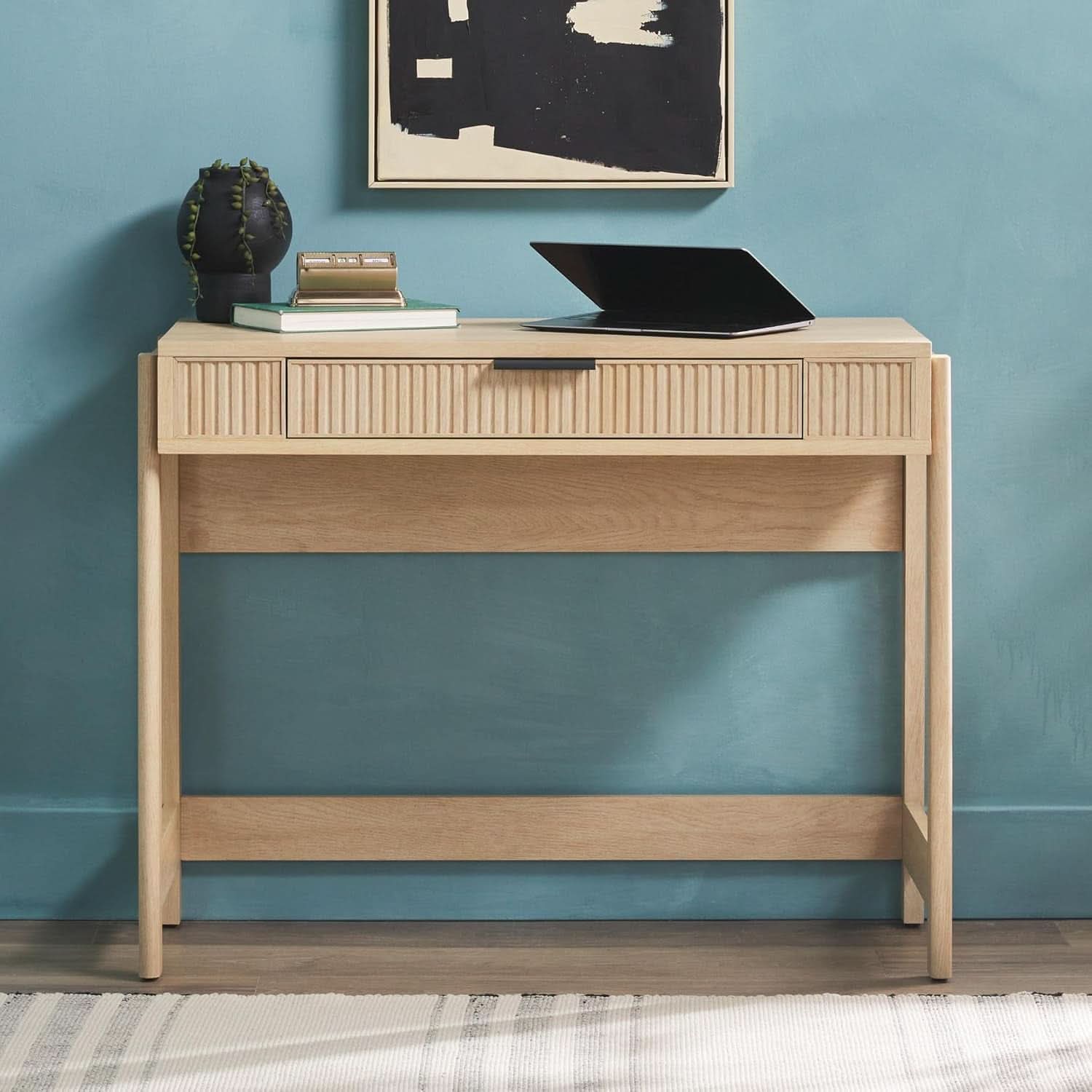 Transitional Lift-Top Desk With Storage And Adjustable Height