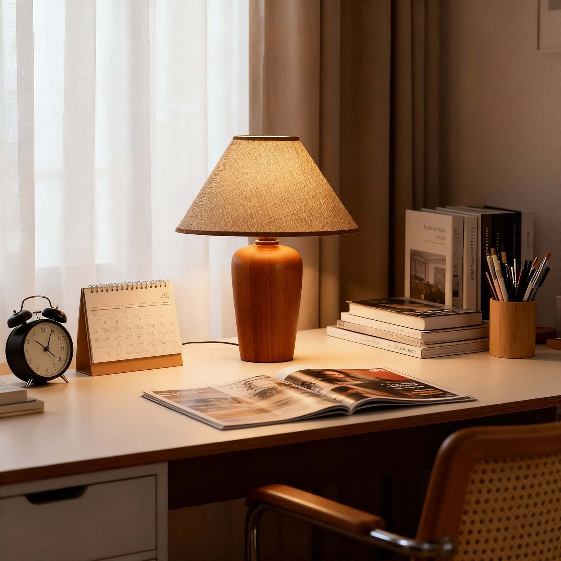 Zalvi Fabric Table Lamp